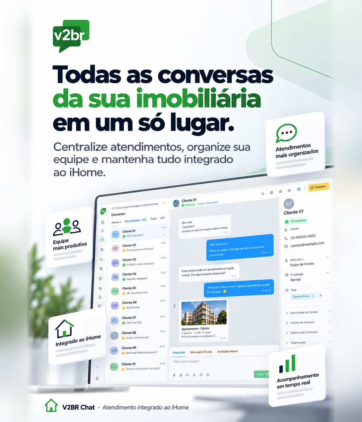 Banner de Imobiliária V2BR